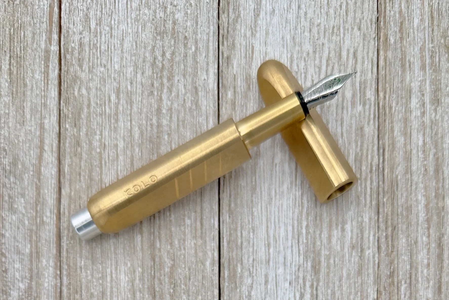 Kolo Tino Brass Fountain Pen Review — The Pen Addict